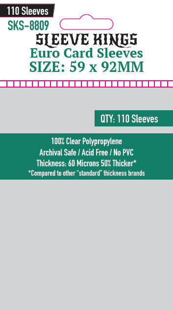 SK卡套 (59 x 92mm) - 110 /pk
