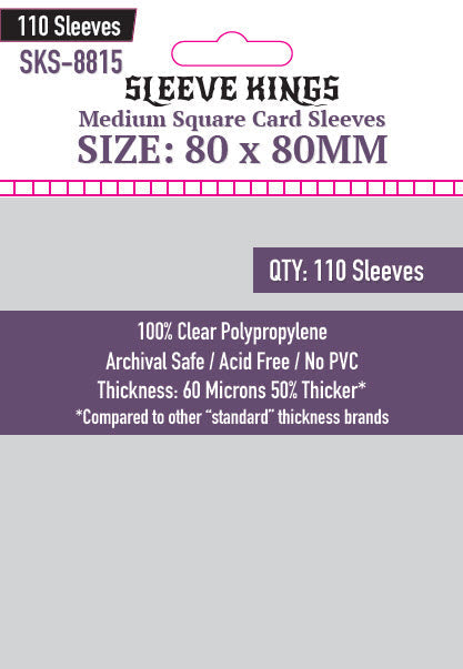 SK卡套 (80x80mm) - 110 /pk