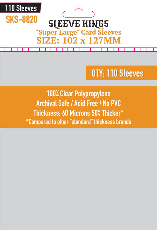 SK卡套 (102x127mm) - 110 /pk