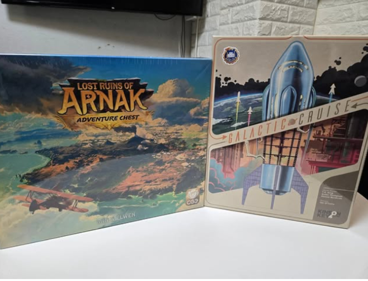 <<新棋推介>> 《Galactic Cruise》《Lost Ruins of Arnak: Adventure Chest》