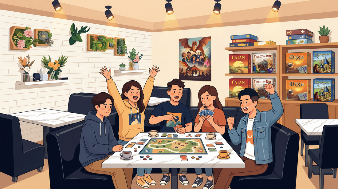 Games On 開棋旺角桌遊店內環境 朋友一齊玩桌遊