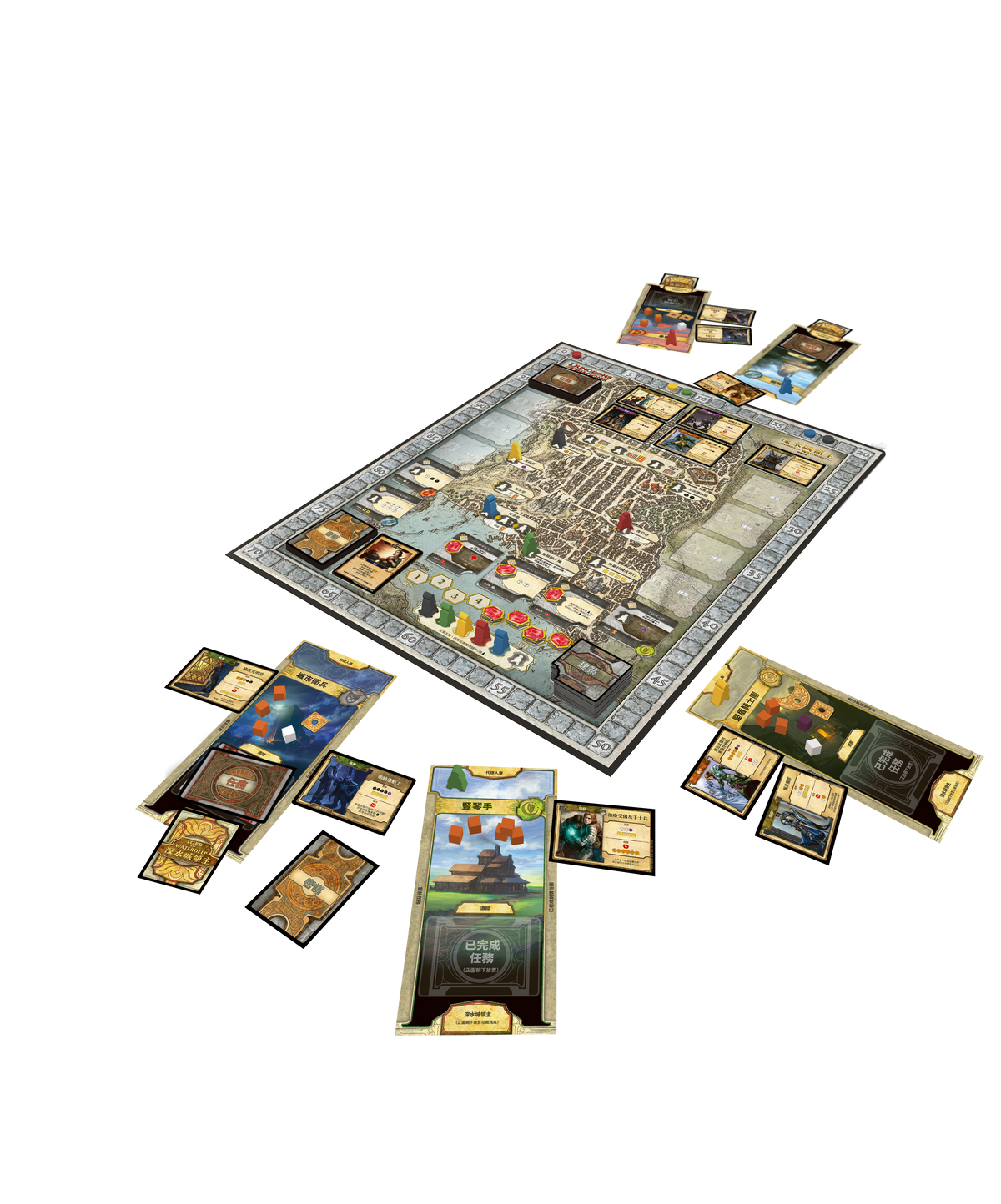 【預購中】Lords of Waterdeep + Scoundrel of Skullport | 深水城領主+骷髏港惡棍 捆綁包