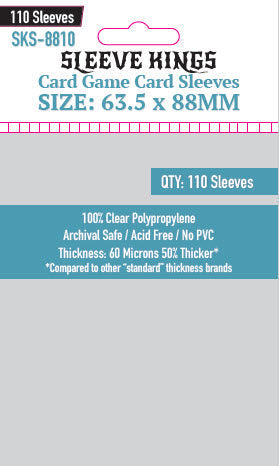 卡套SK Card Sleeves (63.5 x 88mm) - 110 /pk