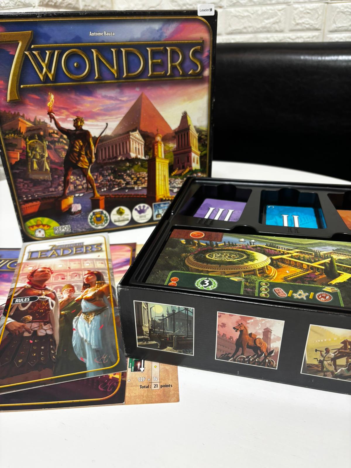 【二手】7 Wonders+Leaders | 七大奇蹟+領袖擴